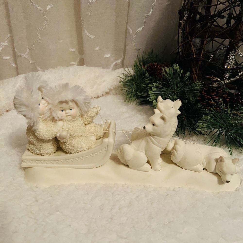 Department 56 Snowbabies "I Think They're All Mushed Out"